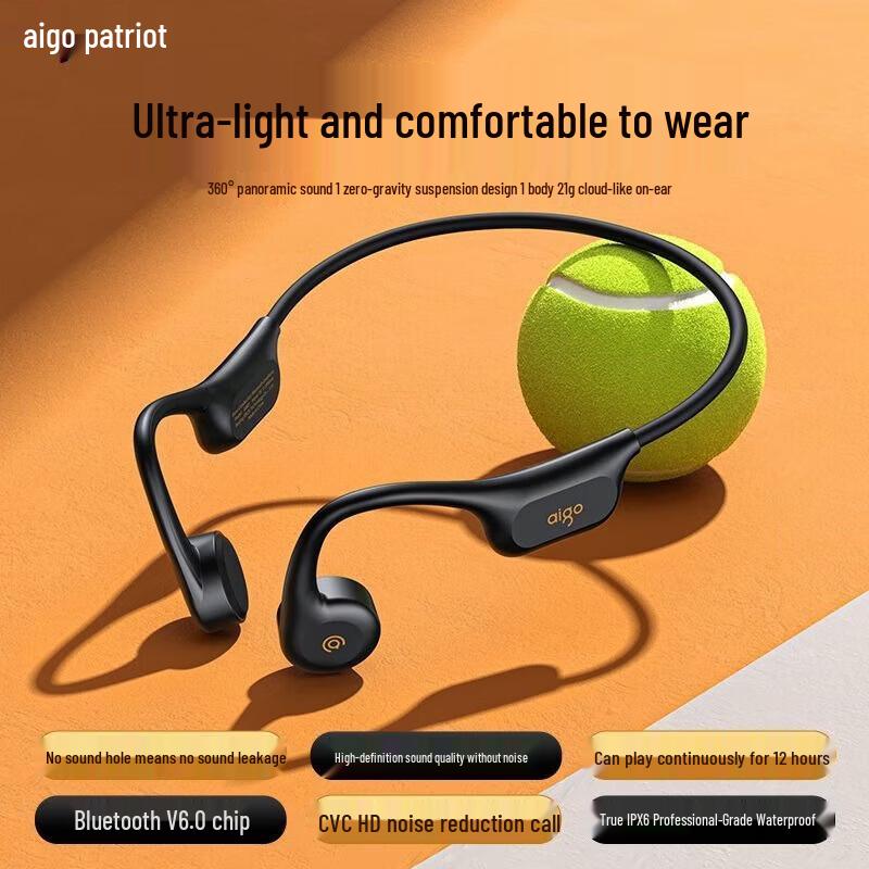 aigo GS01 True Bone Conduction Sports Earbuds