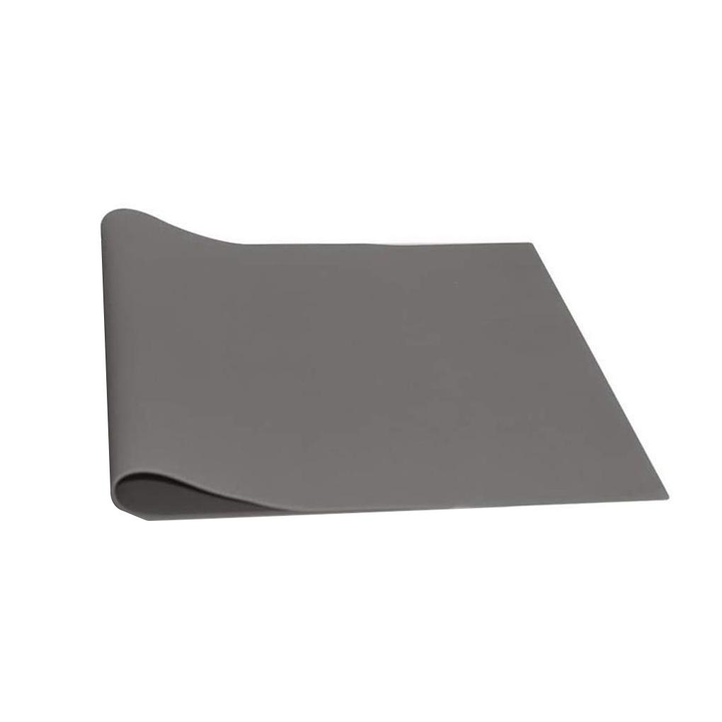 Placemat Portable Foldable Nonslip Heats-insulated Solid Color Household Student Children Place Mat Pad Accessories