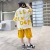Summer Boys' Sets Clothing Kids Cotton T-shirt Shorts 2 Pieces Tracksuit Age 5-14 Years Old