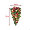 Artificial Christmas Teardrop Wreath Decoration Garland for Home