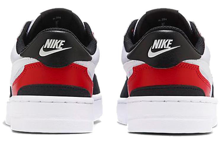 Nike Squash Type Fabric Slip Resistant Cushioning Low top Kids' Skateboarding Shoes Red White CJ4119-101
