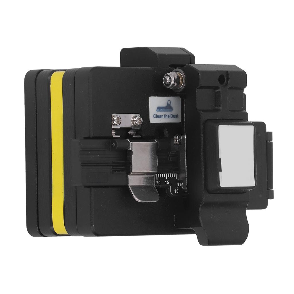 Cliveuse à fibre Connexion à froid Fusion à chaud Coupeur de haute précision Outil de coupe avec boîte à déchets Or