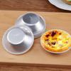 Aluminum Portuguese Style Egg Tart Cupcake Mould Fruit Cake Die Mold Small Baking Tool Pasteis De Nata Oven Bake Round