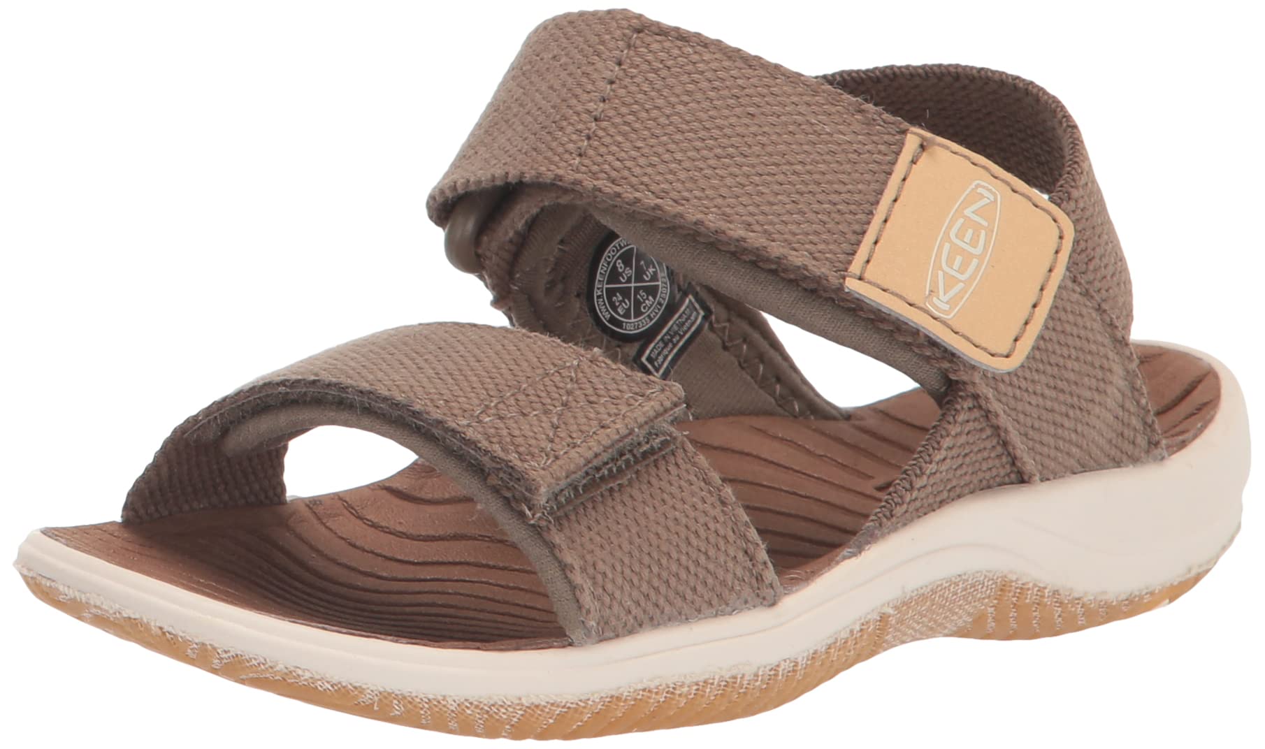 

KEEN Elle Backstrap Sandals, Kids, Brindle/Star White, Size 16.0 cm