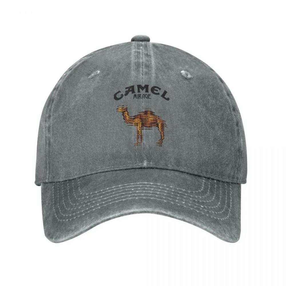 Kamel Accessoires Herren Damen Trucker Cap Tier Distressed Gewaschene Kappen Mütze Vintage Outdoor Laufen Golf Verstellbare Passform Kopfbedeckung