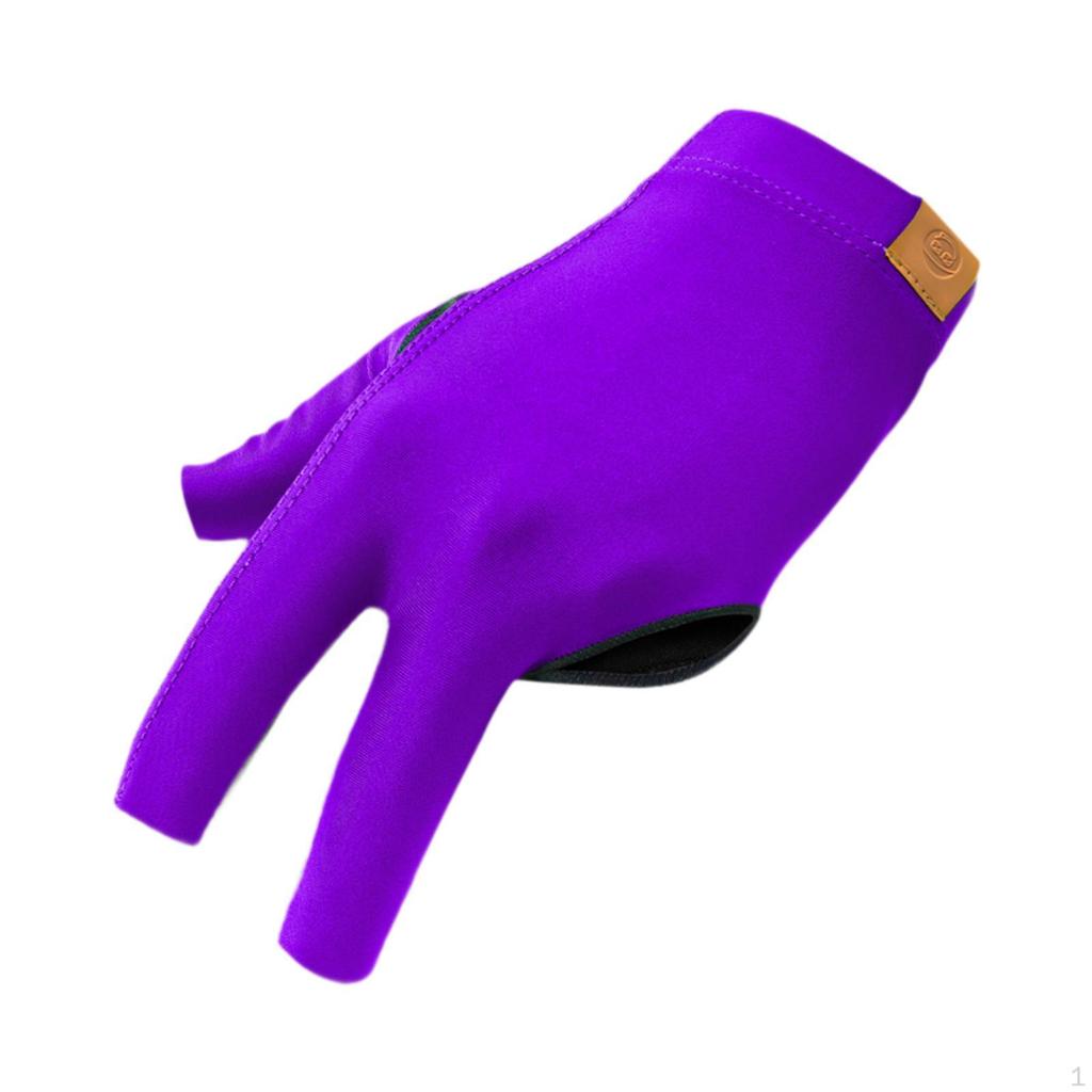 3 Fingers Pool Glove Batting Anti Slip Billiard Accessory Comfortable Elastic