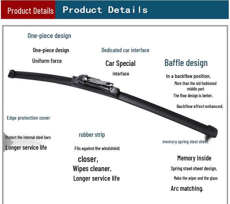 Geely Borui Wiper Blades (2015-2021 Models)