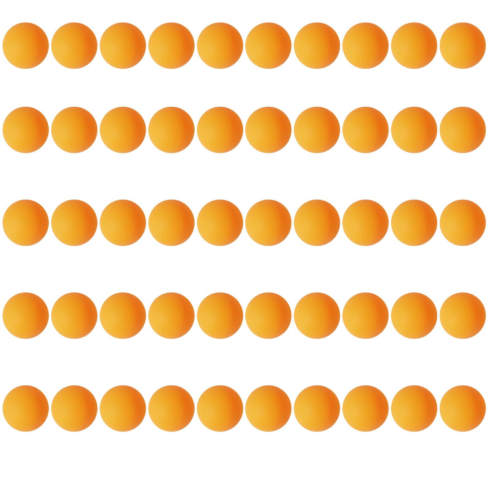 

50-piece Pack Of Standard 40mm Pong Balls, High Elasticity, , Suitable For Training And Competition, Indoor And Outdoor Use, Made Of ABS Material, S One Size
