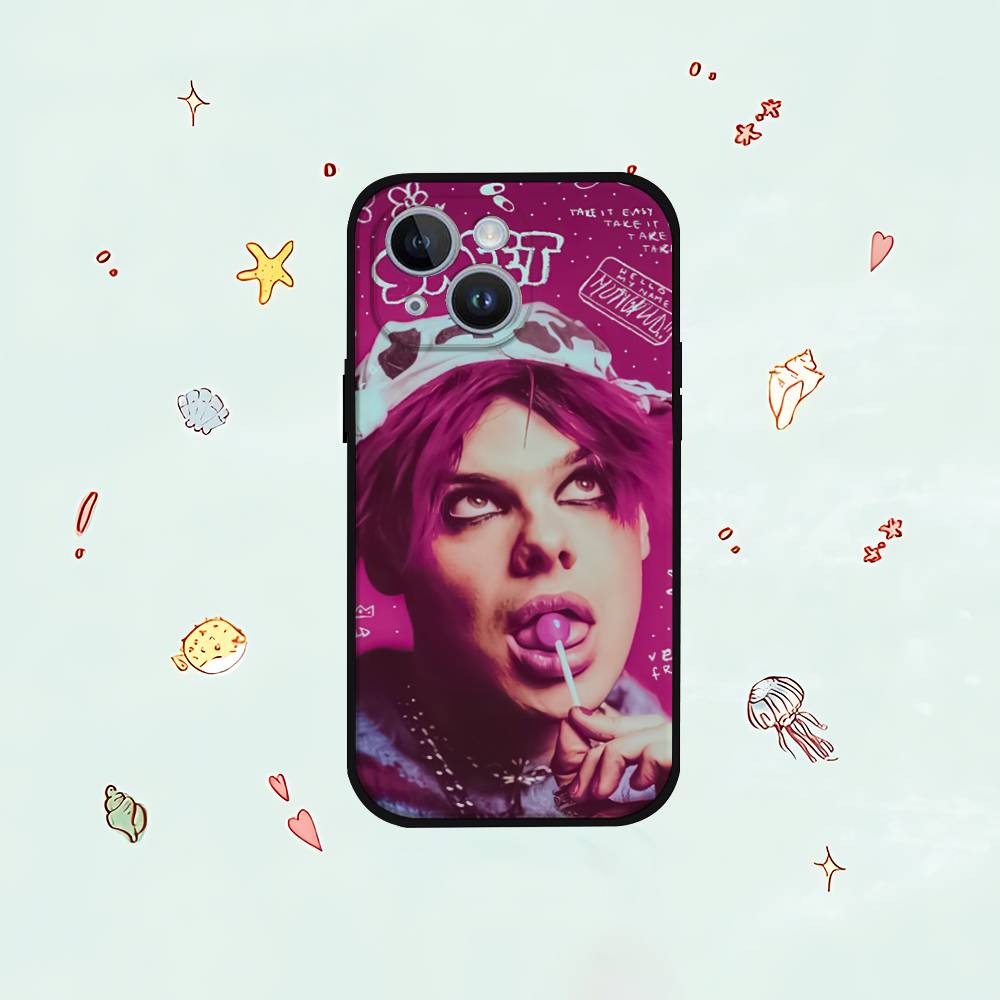 Yungblud Music Singer Phone Case For IPhone 1716 15 14 13 Pro Max 11 12 Mini X Xs XR Black Silicone Cover