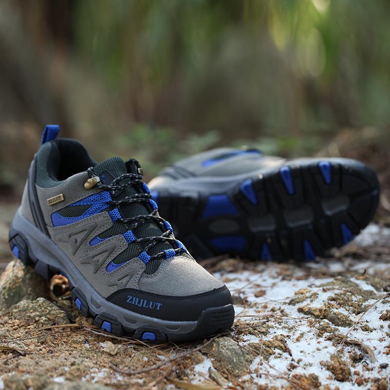 Zapatos de Senderismo para Hombre y Mujer para Exterior Zapatillas Antideslizantes Ante Calzado para Caminar Verano Goma Otoño Zapatos Adecuados para Trail Running