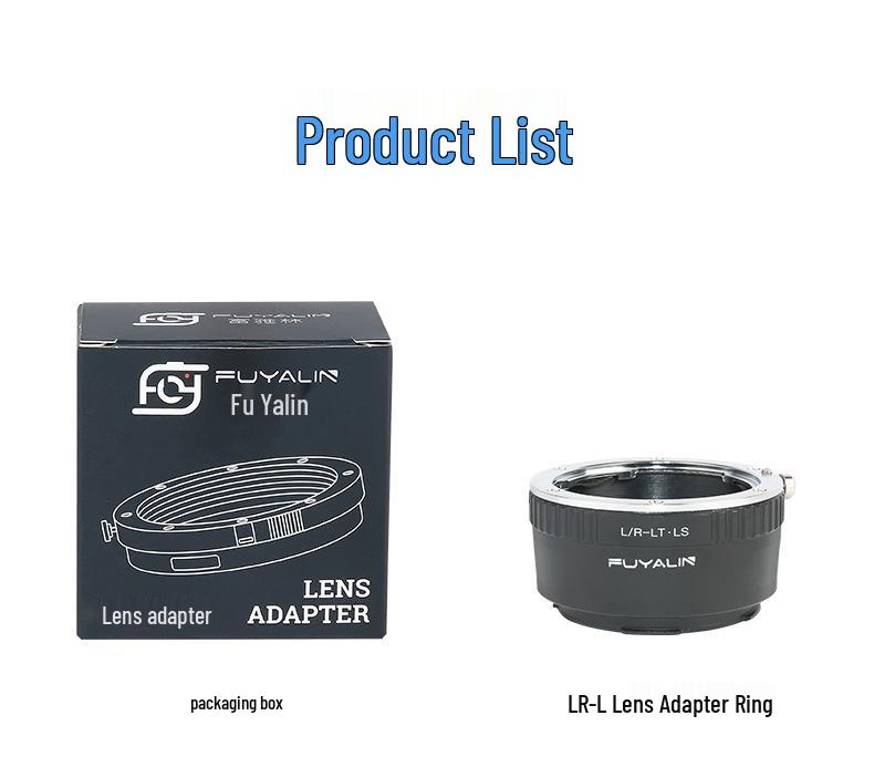 Leica R Lens Adapter for Panasonic S1/S1R, Leica SL, Sigma Cameras
