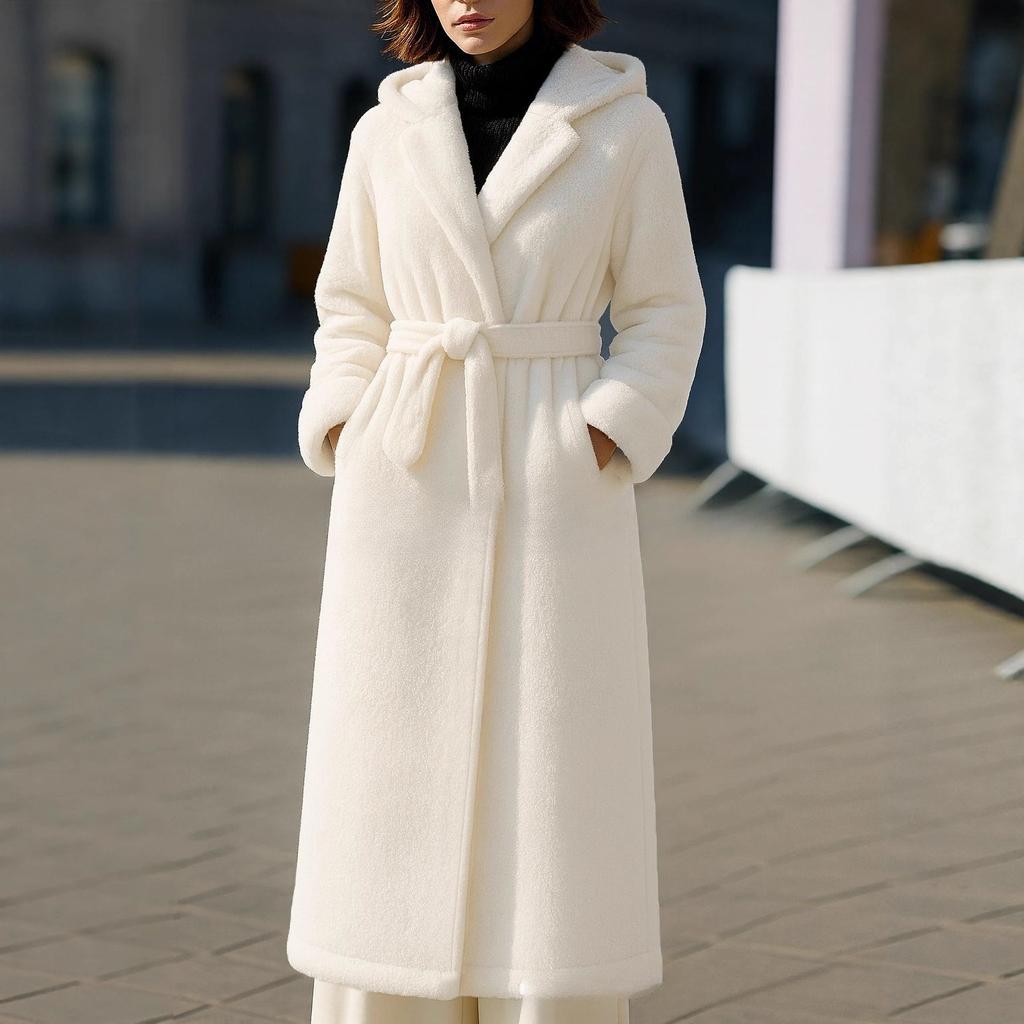2025 Autumn and Winter Faux Fur Coat Long Coat Elegant Temperament Women's Clothing