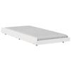 VidaXL Cadre de lit Blanc Bois de pin 75 x 190 cm Pliable Cadre de lit 873431