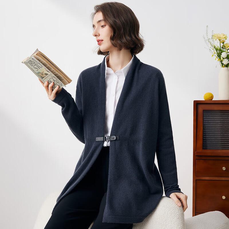 Komom Boka Women's Loose Cashmere Cardigan Sweater