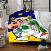 1PC Crayon Shin chan Blanket Lightweight Flannel Throw Blanket for Sofa, Bed, Travel, Camping, Livingroom, Office, Couch
