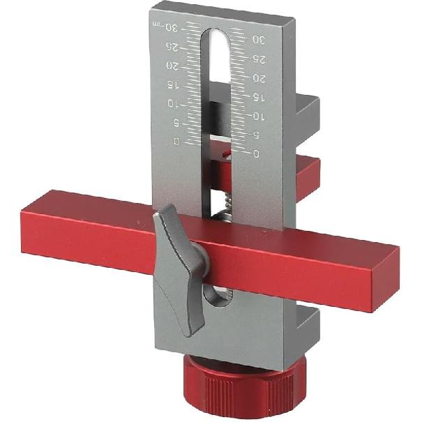 

Cabinet Door Adjustable Installation Positioner Jig Aluminium Alloy Body Tool 10-40mm Cabinet Door Installation Jig Accessories(B) A