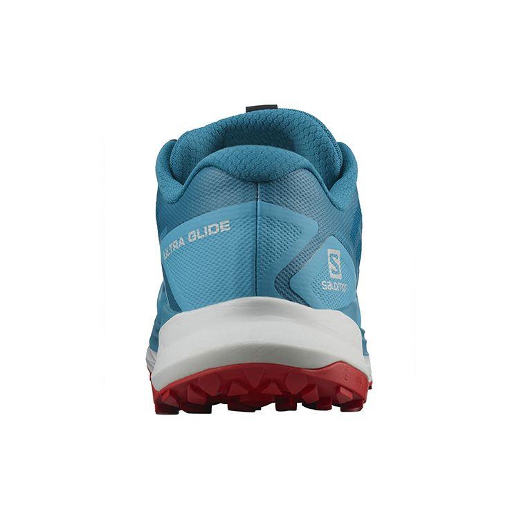 Salomon Ultra Glide Comfortable Fabric Shock Absorption Non-Slip Wear-Resistant Breathable Low-Top Running Shoes Men Running Shoes Blue 415791