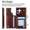 Wallet Double Button Card Slot Stand Flip Leather Case For Samsung Galaxy S25 S24 Ultra S23 Plus S24FE S22 S21 S20 Note 20
