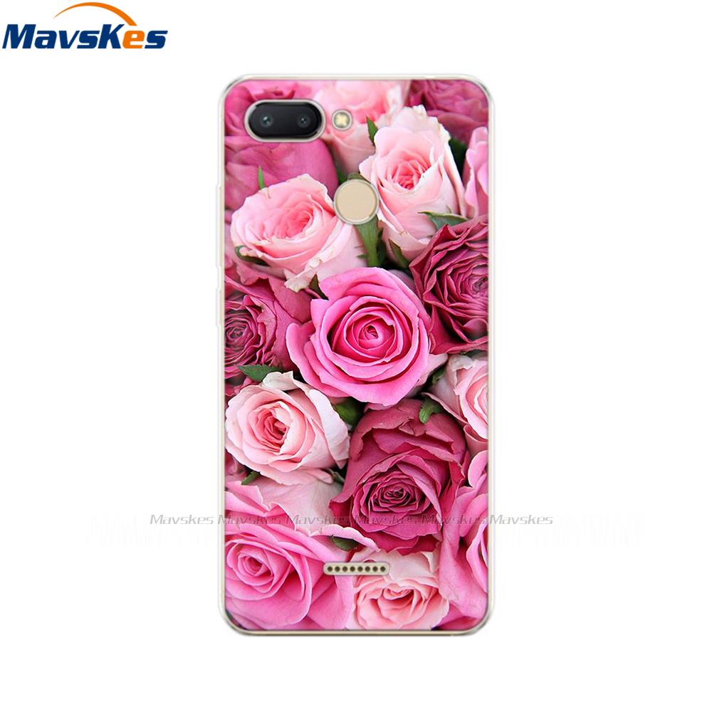 Silicone Cover for Xiaomi Redmi 6 Case Full Protection Soft Tpu Back Cover Phone Case for Xiaomi Redmi 6 Redmi6 Bumper Coque Bag