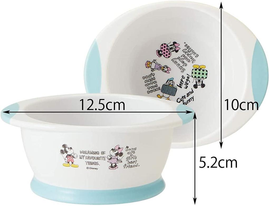 Skater Bowl Easy to Scoop Geschirr Reisschale Mickey Skizze Disney x 10 x Höhe WP2 Kinder 12,5 5,2cm