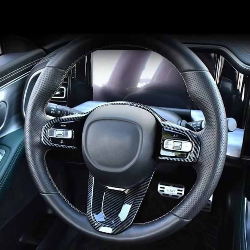 For Trumpchi GAC Gs8 ABS Steering Wheel Panel Switch control Button Cover stickers Trim Auto Interior Accessories