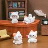 7Pcs/set Cartoon Pet Cat Miniatures Resin Animal Ornaments Fairy Garden Decoration Micro Landscape