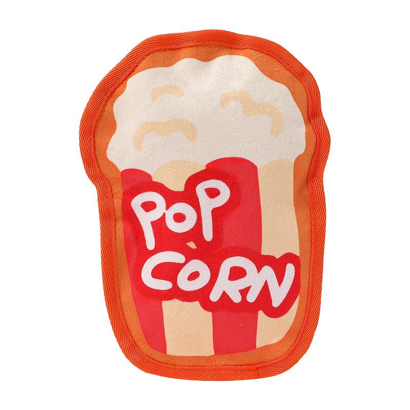 

Pet dog dog toy resistant to biting and playing, grinding teeth to relieve boredom, ringing paper, sounding toy imitation burger fries,