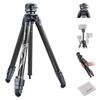 NEEWER LITETRIP 157cm Camera Carbon Travel Detachable Center QR Plate Travel Video Camera Compatible with Capture V3 LT32 Tripod, Fiber, Portable,