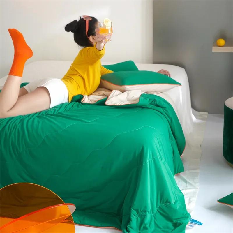 Xia Liang Quilt Class A Maternal And Infant Grade Nylon Plus Spandex Cool Quilt 20% Soybean Washed Air Conditioner Quilt