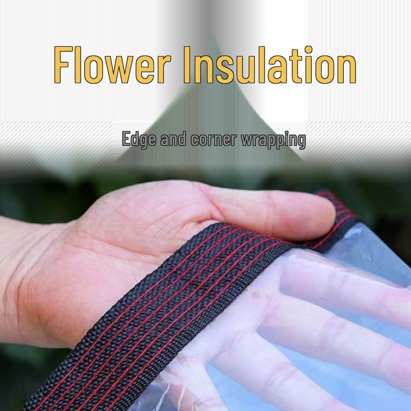 Clear Rainproof Outdoor Canopy - Transparent PE Waterproof, Windproof Cover for Balconies