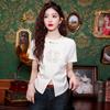 Sommer Kurzarm T-Shirt Damen Sommer Offene Kurze Baumwolloberteile