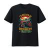 Ich würde lieber meinen Traktor fahren Jungen T-Shirt Landwirt Bauernhof Landwirtschaft vintage Gewaschen Leicht Streetwear Atmungsaktiv Stilvoll Lässig