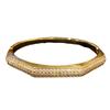 Geometric Faceted Buckle Bracelet, Elegant European and American Fashion and High-end Jewelry for Women