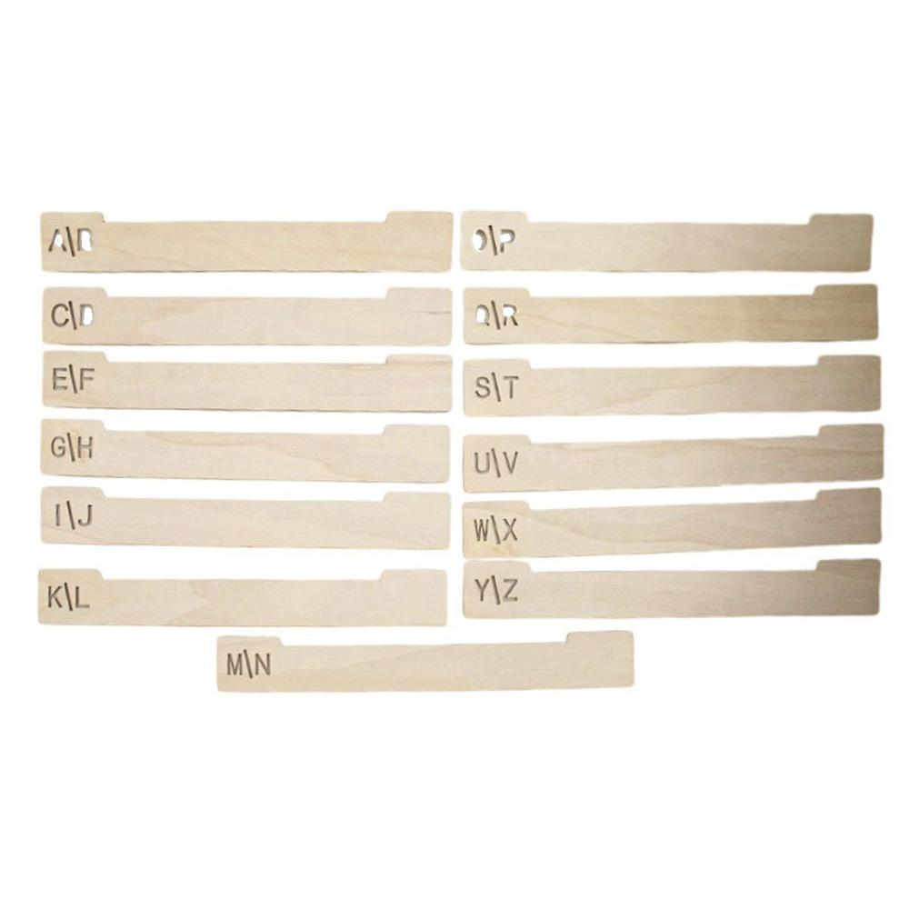 Wooden Vinyl Record Dividers Versatile Record Index Card Record Holder Organizer  Music Collection