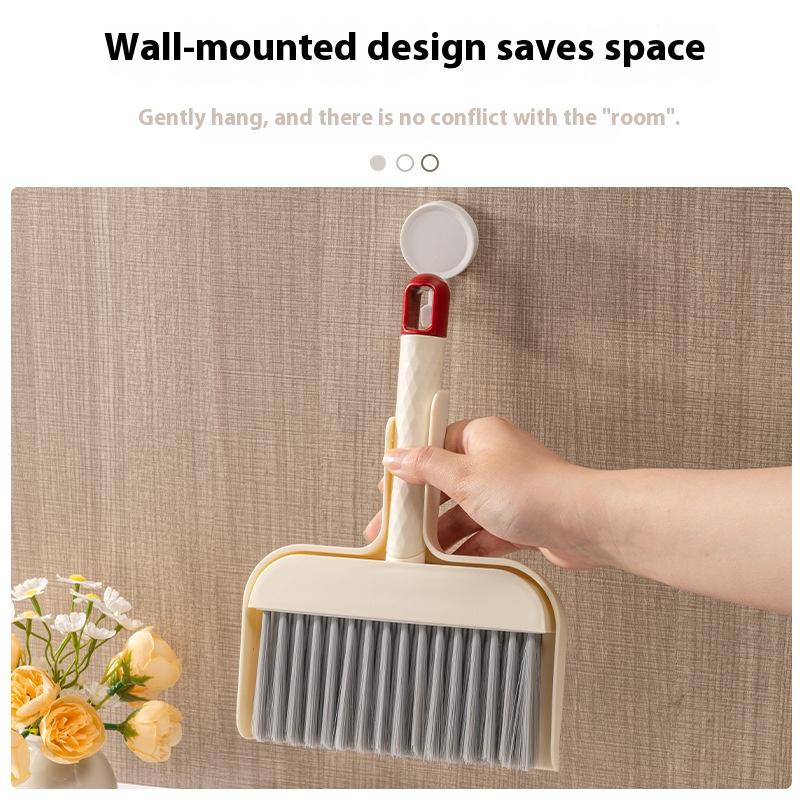 Creative Desktop Mini Broom and Dustpan Set - Windowsill Gap Brush, Computer Keyboard Brush, Hamster Pet Cleaning Tool