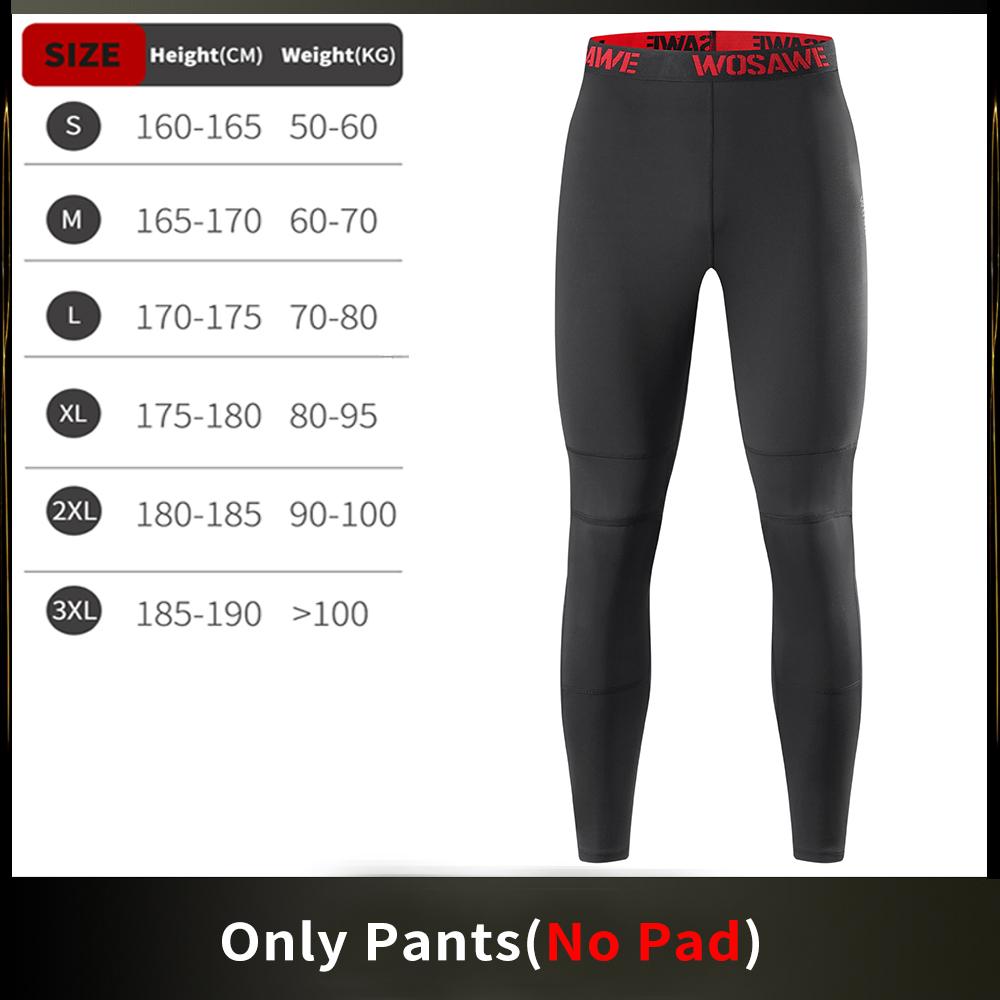 WOSAWE Summer Motorcycle Casual Pants Soft Pads Tights Men's Motocross Off-Road Pants Mountain Bike Cycling Moto Pants