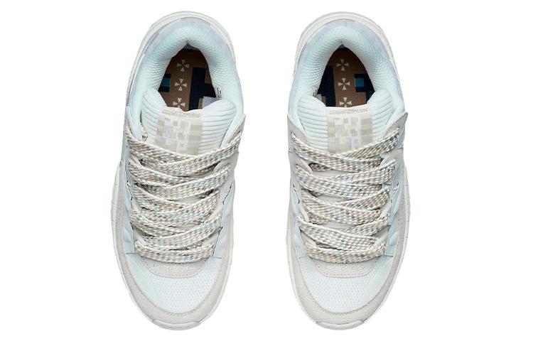 Li Ning CF Reputation Low top Casual Shoes Women's White Sand Gray AGCR438-2