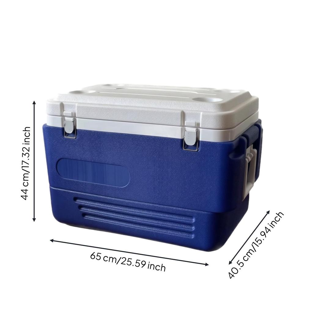 Insulated Ice Box Large Capacity Chest Heavy-Duty for Camping