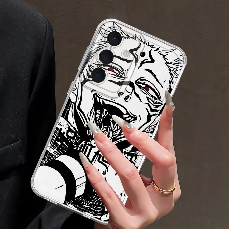 Case for Samsung Galaxy A57 A52 A52 A17 A36 A37 A55 A54 A15 A25 A51 A34 A35 A14 A16 A26 A24 A56 Phone Cover Japanese Cool Anime