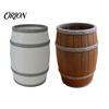 Stable Desk Storage Wine Barrel Shaped Organizer, 3D Printed Vintage Pen Holder, Large Capacity Desktop Organizer Pot with Solid Base, Practical