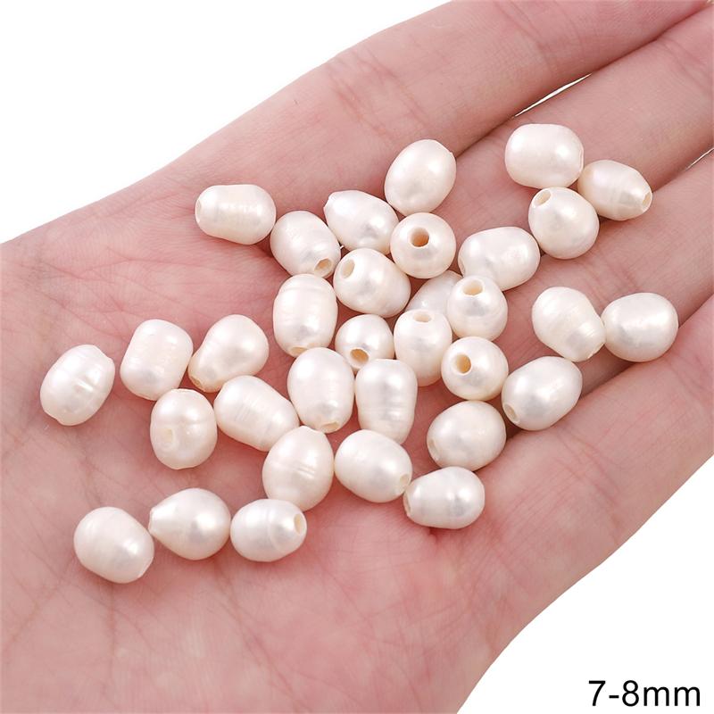 1-5Pcs Natural Freshwater Pearls Beads For DIY Necklace Bracelet Earrings Jewelry Making