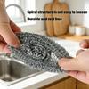 1/2/4Pcs Steel Wire Dishwashing Scrubbers Rust Proof Long Lasting Stainless Steel Balls for Kitchen Cleaning Use