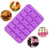 2pcs Safe And Soft Dog Bone Silicone Mold For Candy And Ice Bone Ice Trays Dog Bone Ice Candy Mold