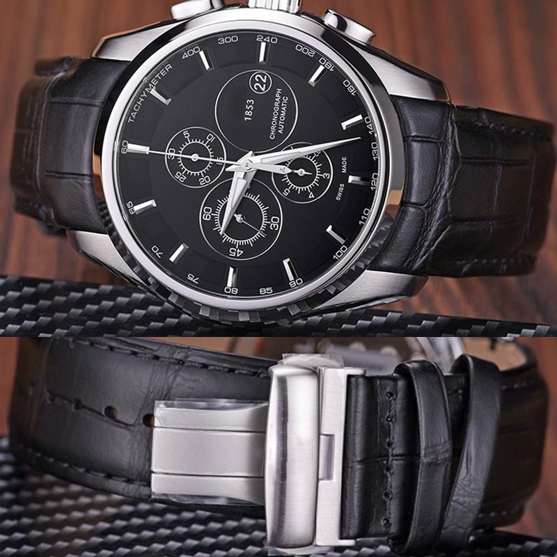 Zakřivený konec Originální kožený řemínek k hodinkám Pro 1853 Tissot T035 T035617 T035627 T035410 T035407 Řemínek k hodinkám 22mm 23mm 24mm řemínek pánský