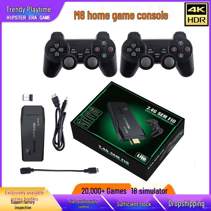 Wireless Retro Arcade Console with Dual Controllers