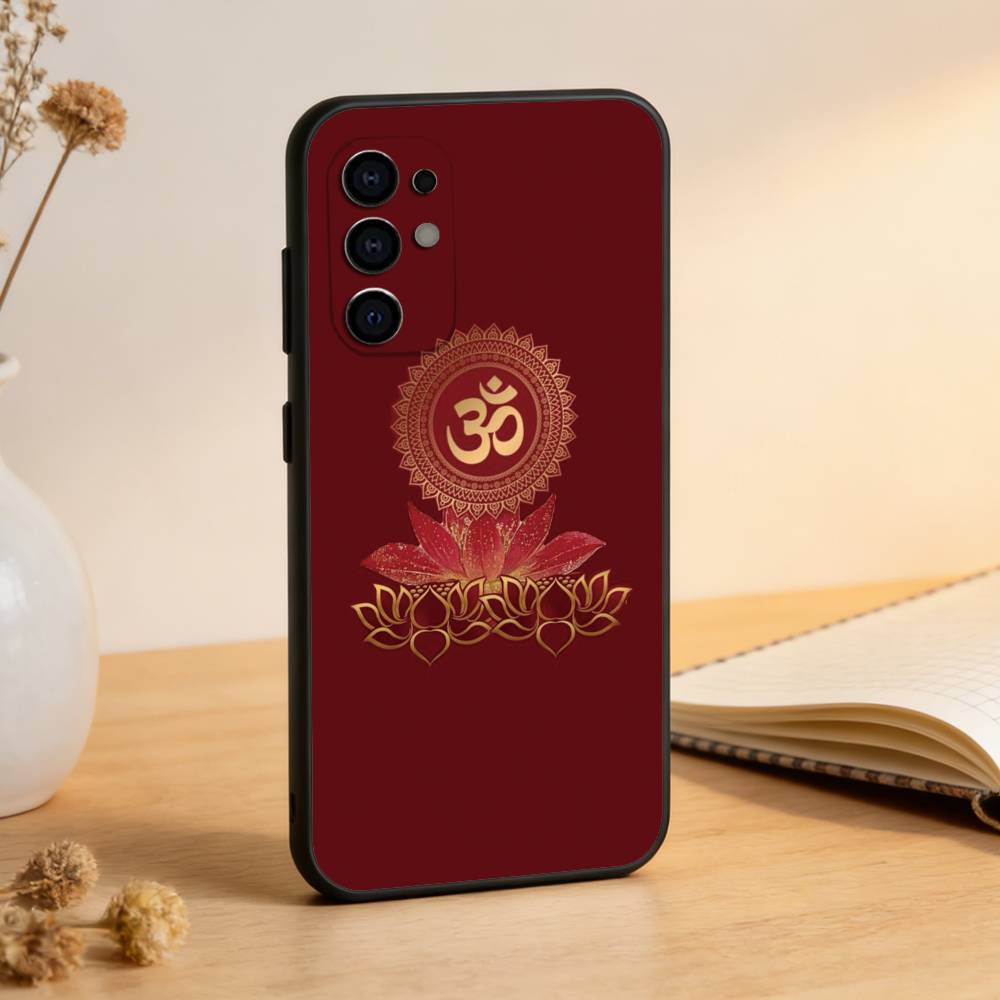 

Sports A-Aum Om Yoga Phone Case For Samsung S25,S24,S21,S22,S23,S30,Ultra,S20,Plus,Fe,Soft Silicone Black Cover Samsung S20fe