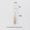 Wool Soft Bristle Barbecue Brush – Water-based Paint & Baking Brush with Long Handle, Available In Sizes 1-5 Inches