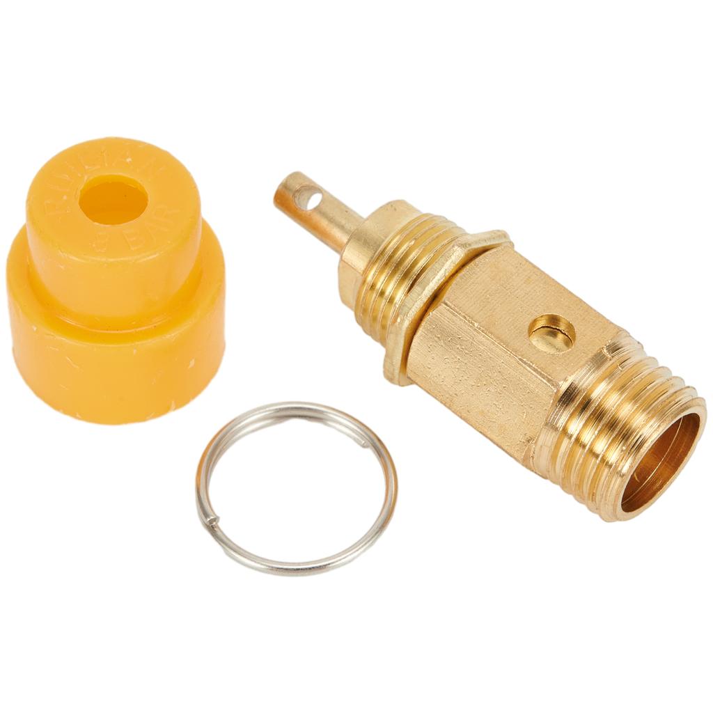 Safety Relief Valve High Quality Brass Air Compressor Safety Relief Valve for Pressure Release Regulation 1/4'' 3/8'' 1/2