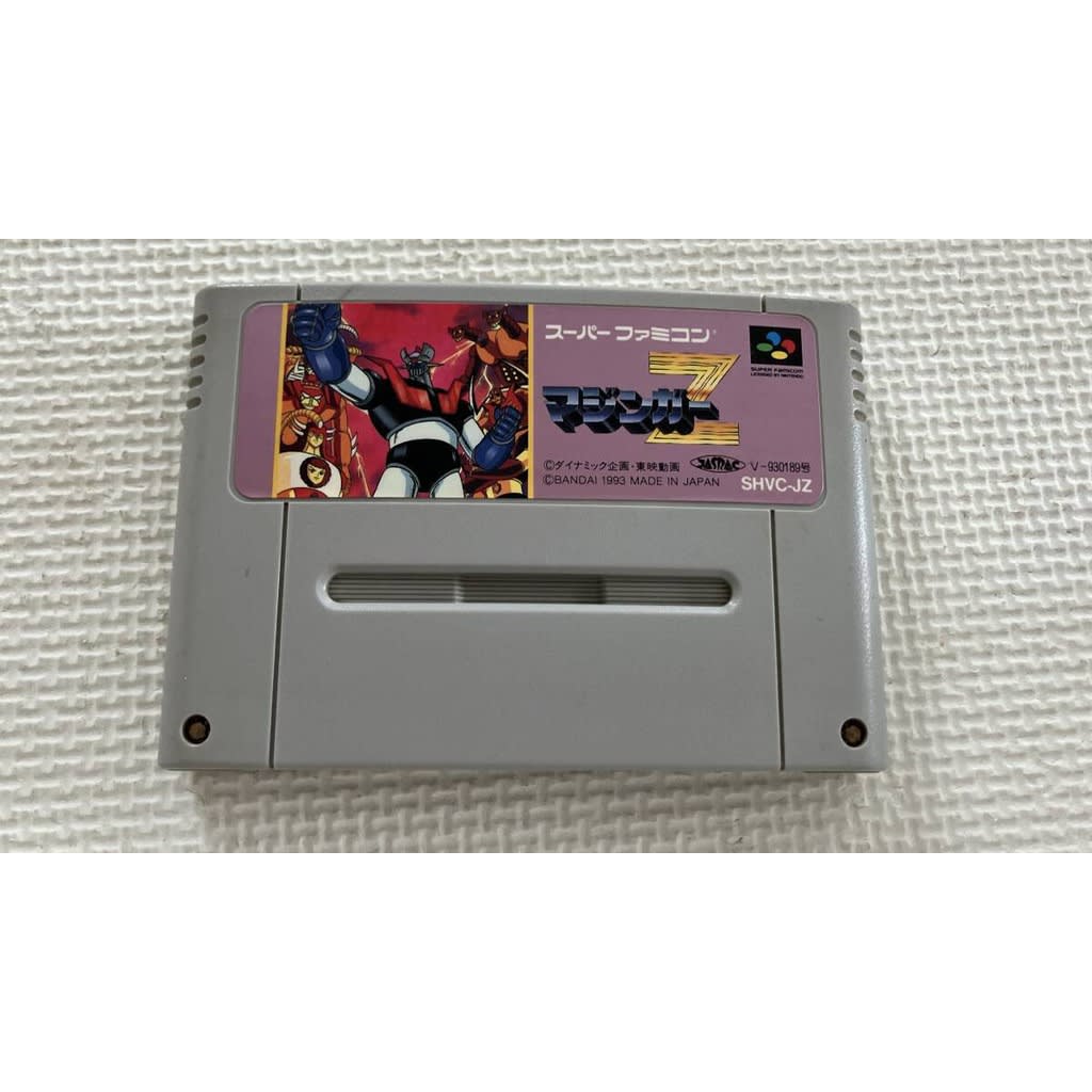Used Mazinger Z SFC SNES Super Famicom SHVCJ-Z tested working Nintendo Action Bandai NTSC-J Super Nintendo Cartridge
