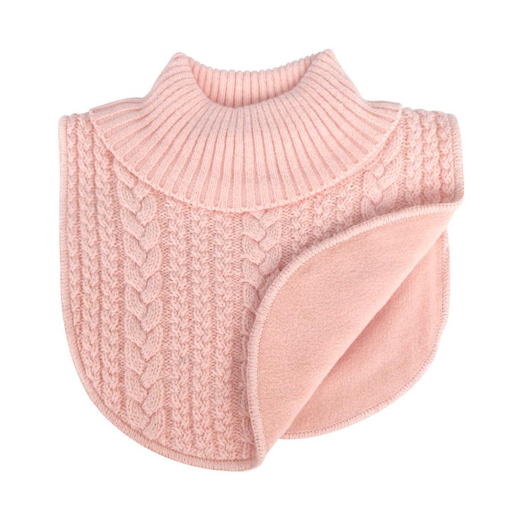 Detachable Knitted Mock Turtleneck Fake Collar For Kids Winter Warm Unisex Pullover Dickey False Collar for Photos School Party